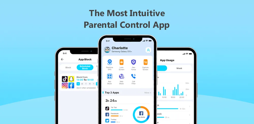 KidsGuard-Parental Control App MOD APK Cover