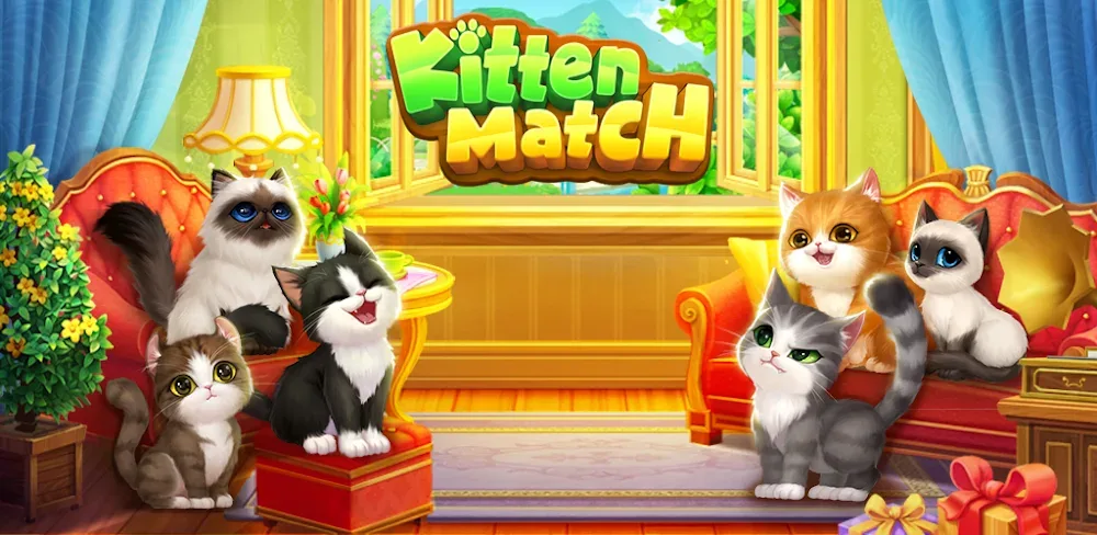 Kitten Match MOD APK Cover