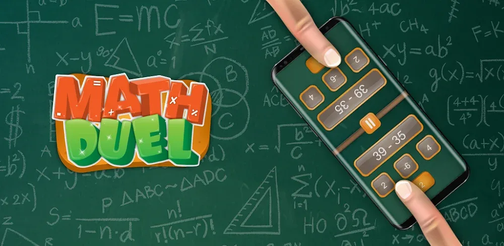 Math Duel: 2 Player Math Game MOD APK Cover