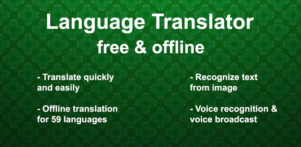 Offline Language Translator MOD APK Cover