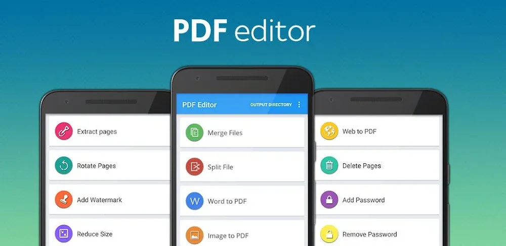 PDF editor & PDF converter pro MOD APK Cover