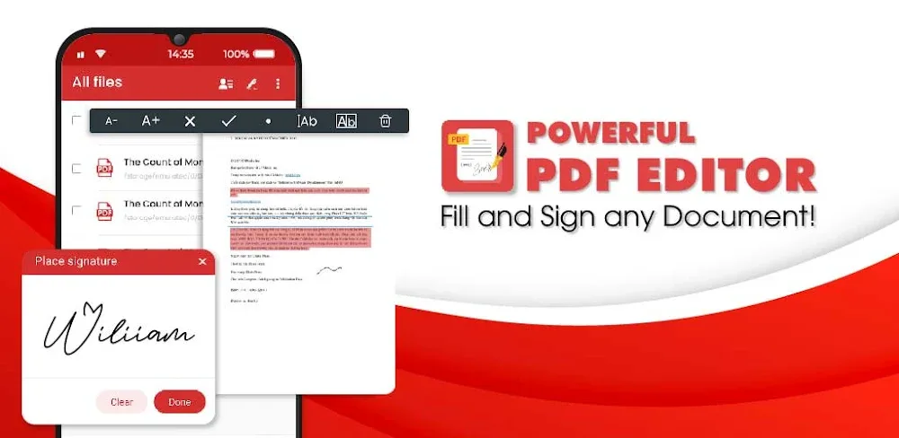 PDF Fill & Sign MOD APK Cover