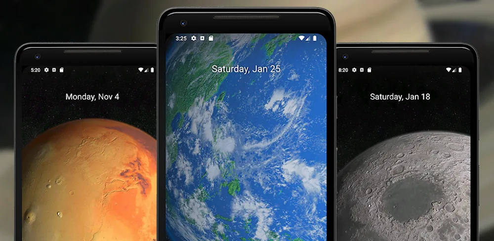 Planets 3D Live Wallpaper MOD APK Cover