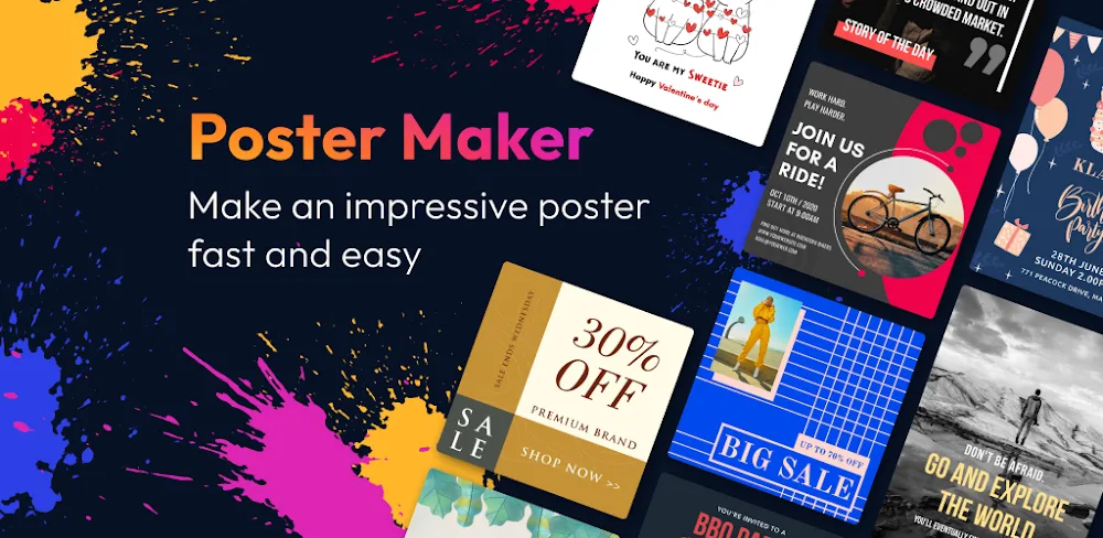 Poster Maker – Flyer Creator MOD APK Cover