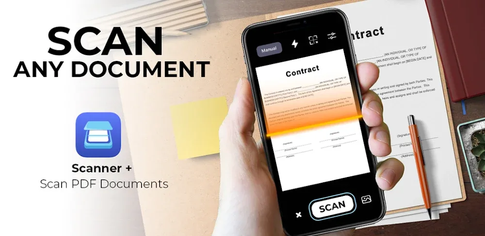 Scanner+ App: Scan Docs to PDF MOD APK Cover