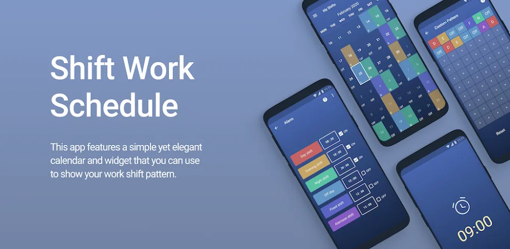 Shift Work Schedule Calendar MOD APK Cover