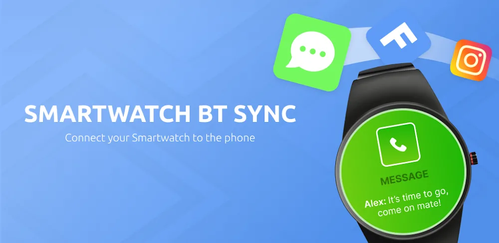 SmartWatch Sync MOD APK Cover