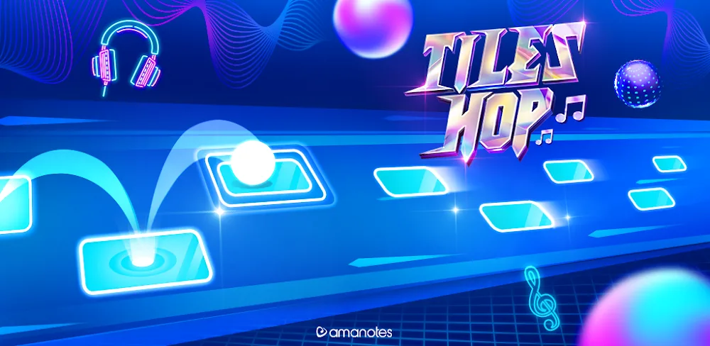 Tiles Hop: EDM Rush! MOD APK Cover