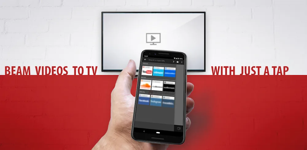 Tubio – Cast Web Videos to TV MOD APK Cover