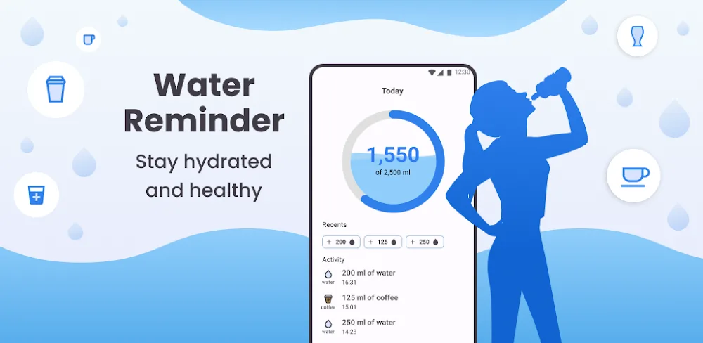 Water Tracker – Drink Reminder MOD APK Cover