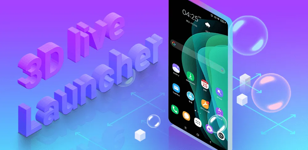 3D Launcher -Perfect 3D Launch MOD APK Cover