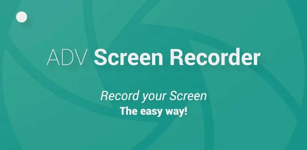 ADV Screen Recorder MOD APK Cover