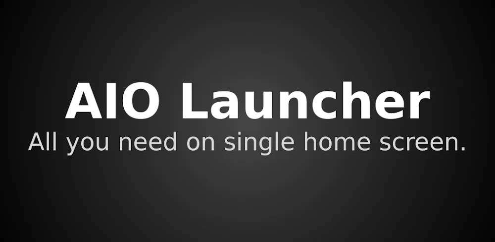 AIO Launcher MOD APK Cover