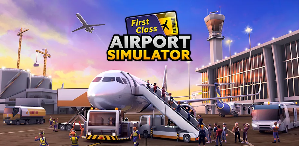 Airport Simulator Tycoon MOD APK Cover