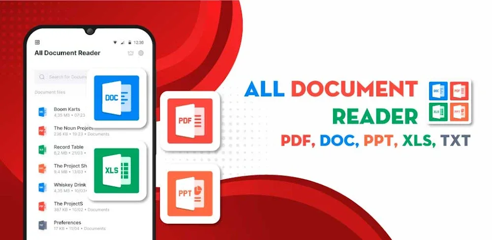 All Document Reader and Viewer MOD APK Cover