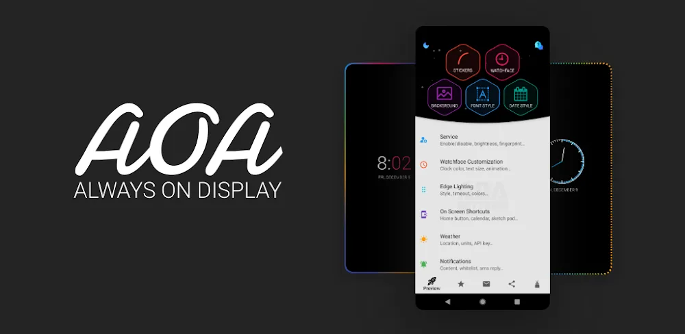 AOA: Always on Display MOD APK Cover