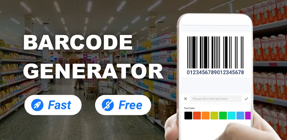 Barcode Generator & Scanner MOD APK Cover