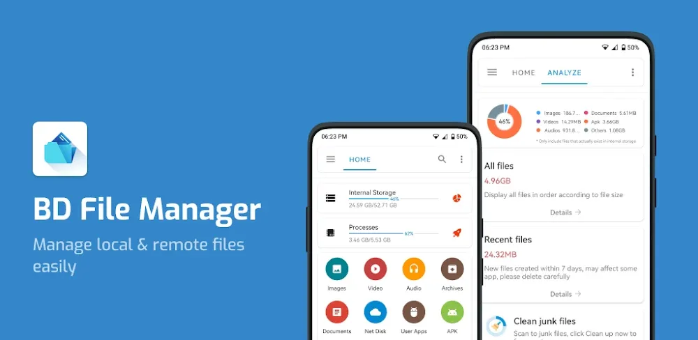 BD File Manager File Explorer MOD APK Cover