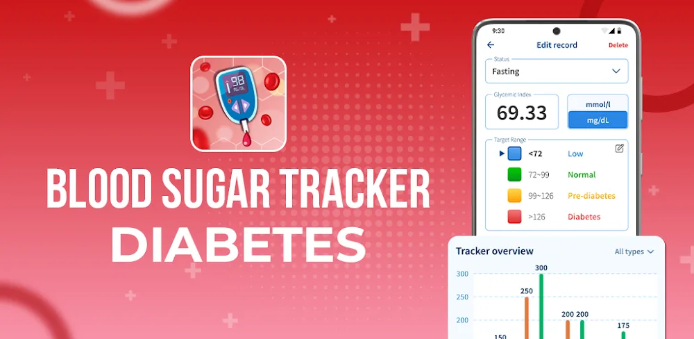 Blood Sugar: BP Tracker MOD APK Cover