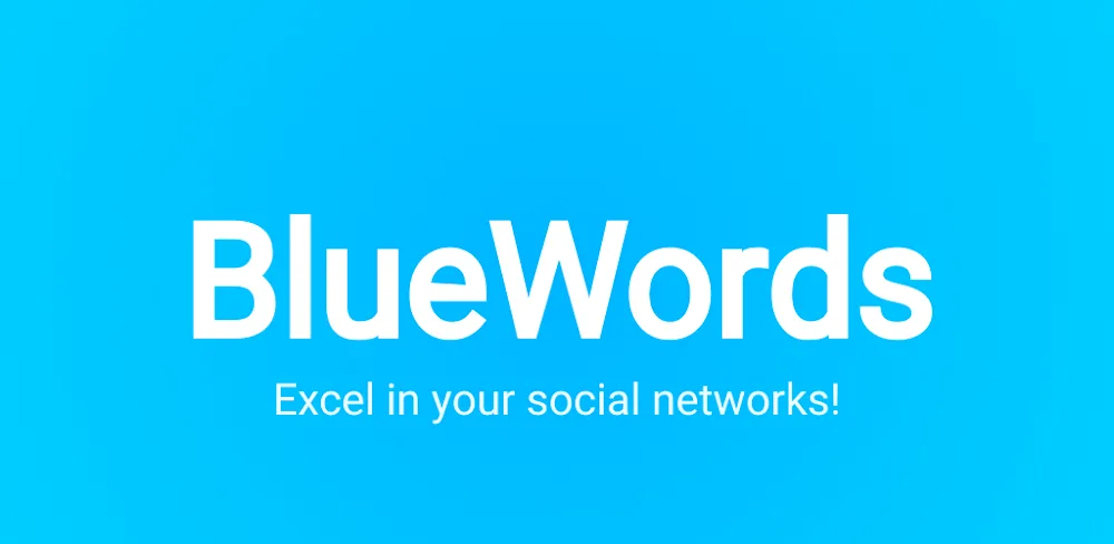 Blue Words MOD APK Cover