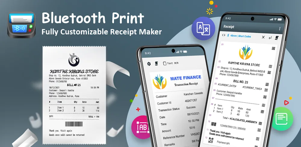 Bluetooth / USB Thermal Print MOD APK Cover