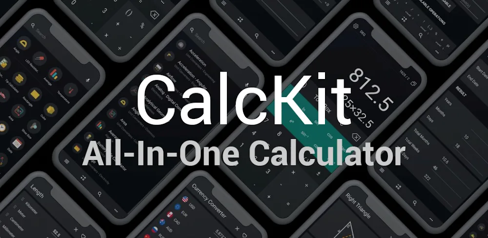 CalcKit: All-In-One Calculator MOD APK Cover