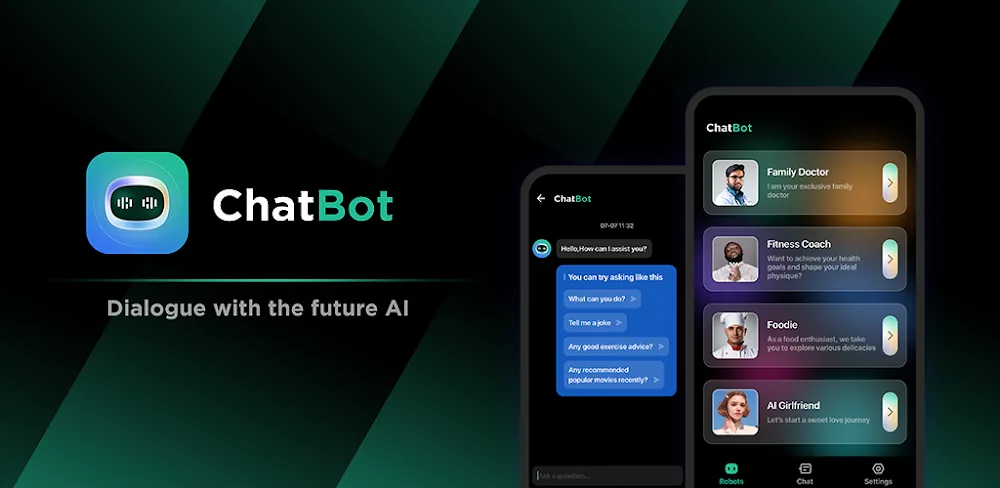 ChatBot – AI Chat MOD APK Cover