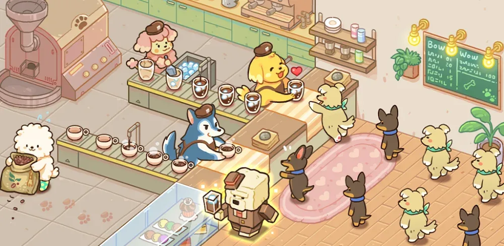 Dog Cafe Tycoon MOD APK Cover