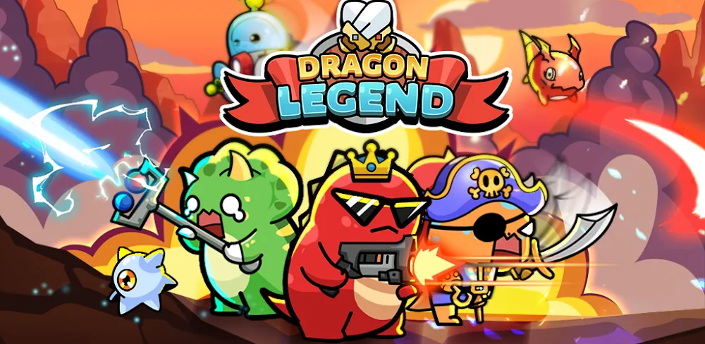 Dragon Legend:Idle RPG War MOD APK Cover