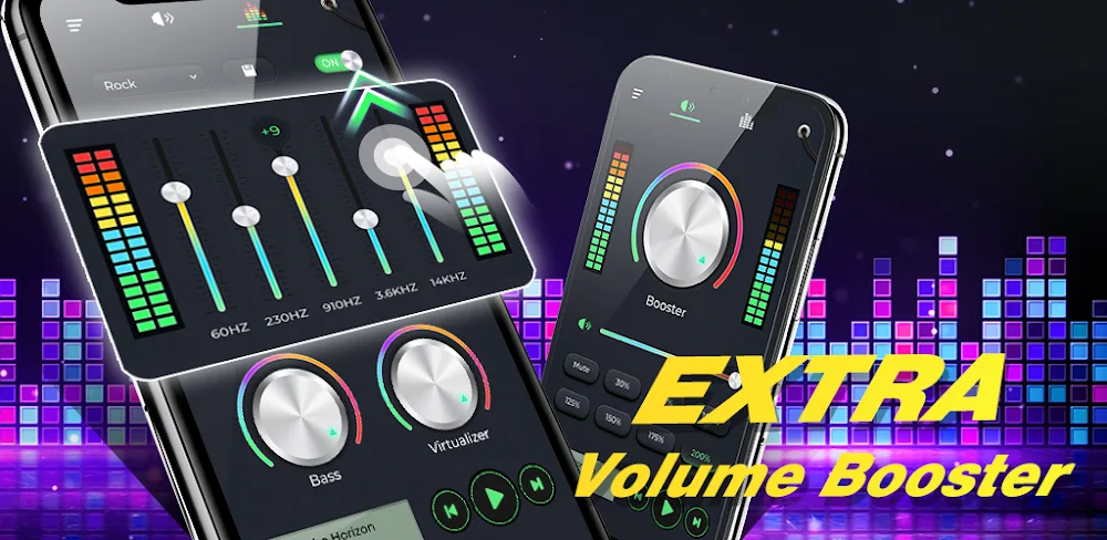 Extra Volume Booster Equalizer MOD APK Cover