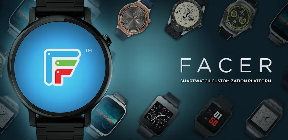 Facer Watch Faces MOD APK Cover