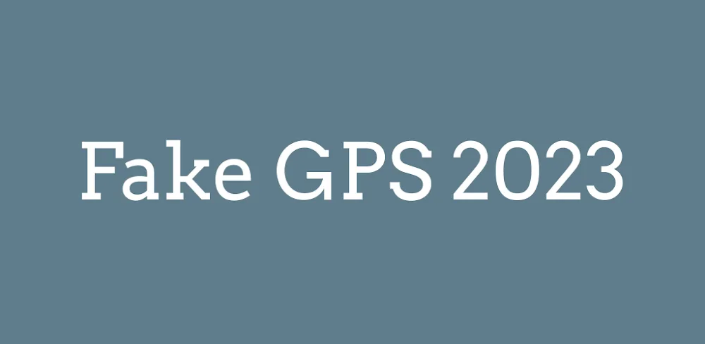 Fake GPS Location Spoofer 2023 MOD APK Cover