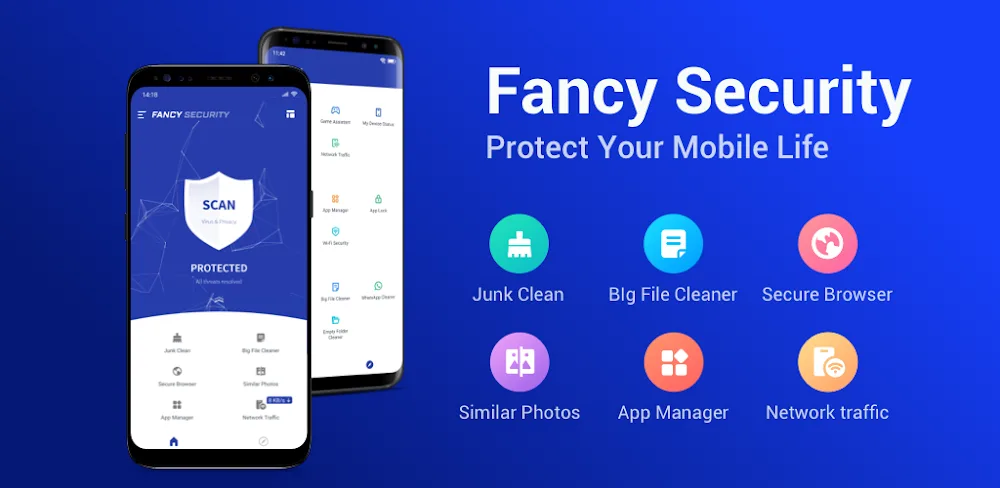 Fancy Security & Antivirus MOD APK Cover