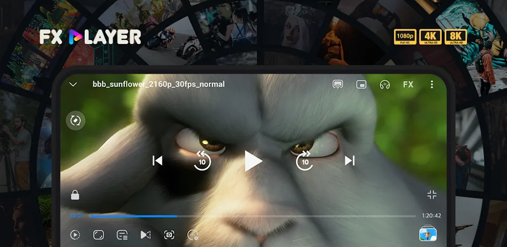 FX Player MOD APK Cover