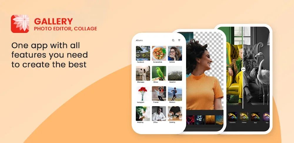 Gallery: Photo Editor, Collage MOD APK Cover