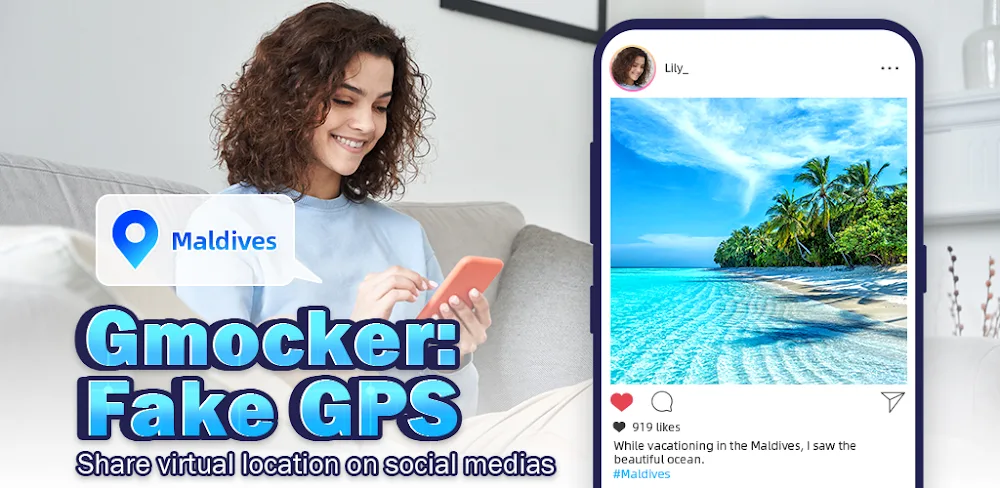 Gmocker: Fake GPS Location MOD APK Cover