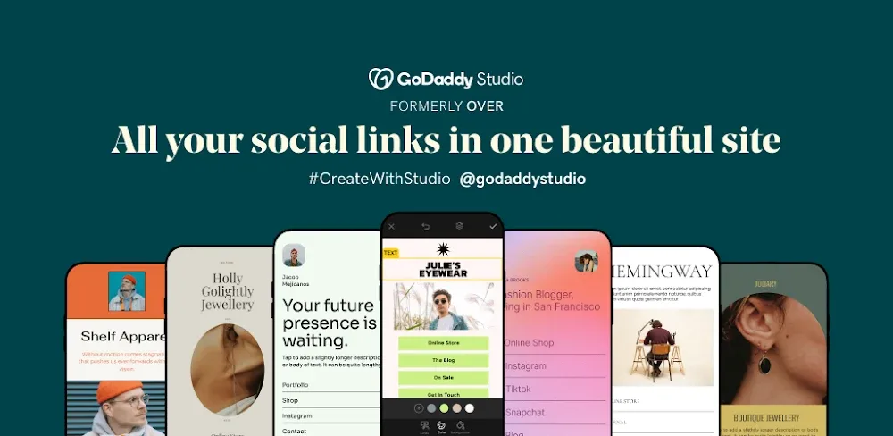 GoDaddy Studio MOD APK Cover