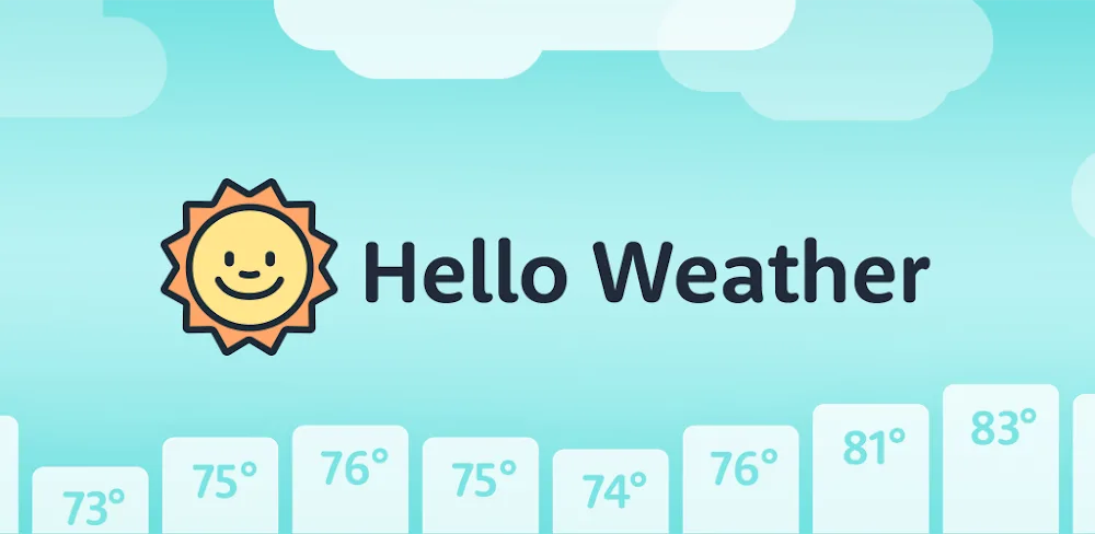 Hello Weather MOD APK Cover