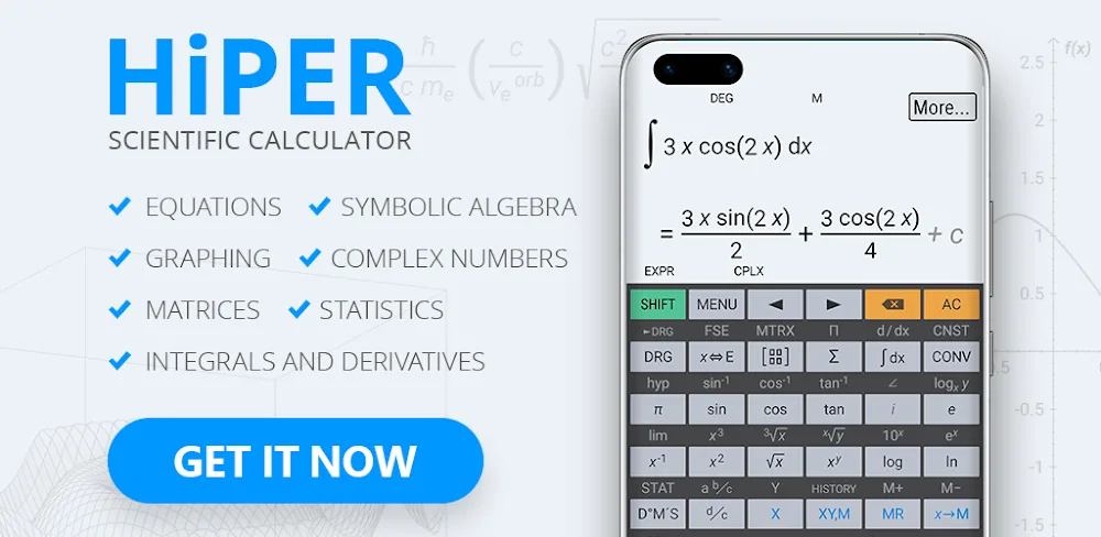 HiPER Calc Pro MOD APK Cover