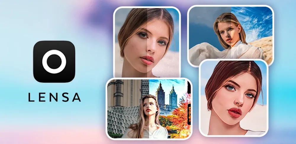 Lensa: Photo Editor MOD APK Cover