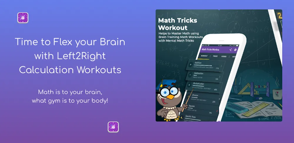 Mental Math Tricks Workout MOD APK Cover