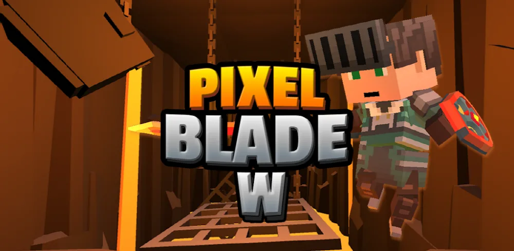 Pixel Blade W Idle MOD APK Cover
