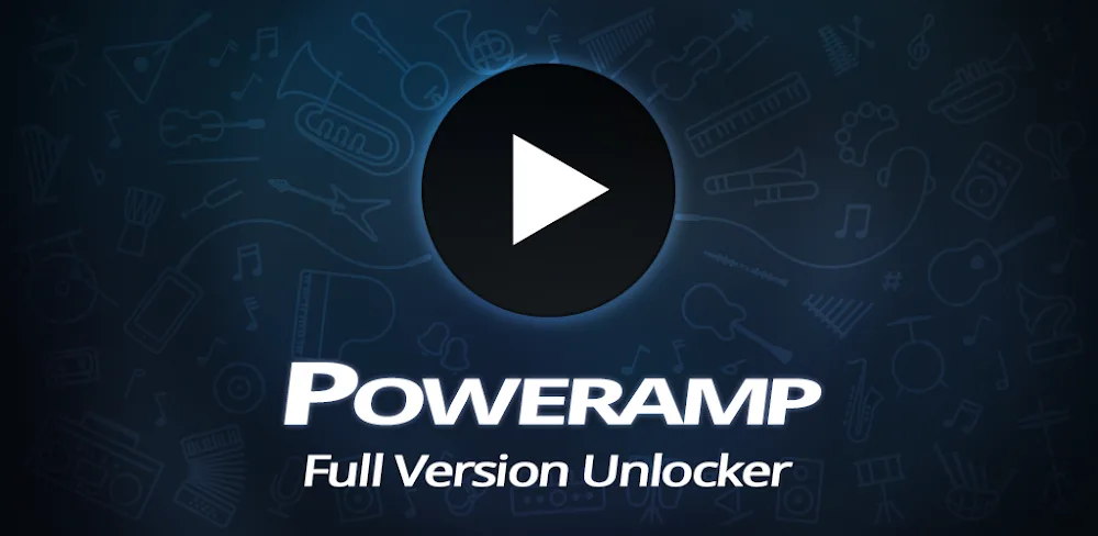 Poweramp Full Version Unlocker MOD APK Cover