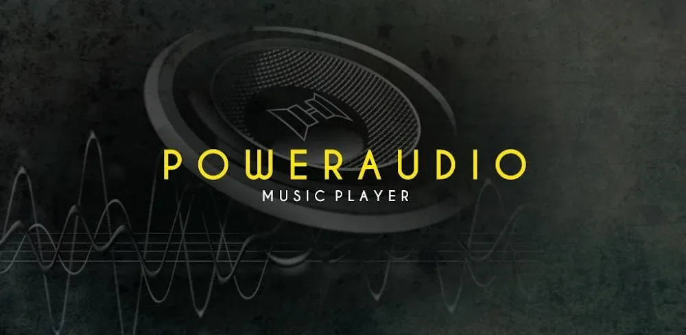 PowerAudio Plus Music Player MOD APK Cover