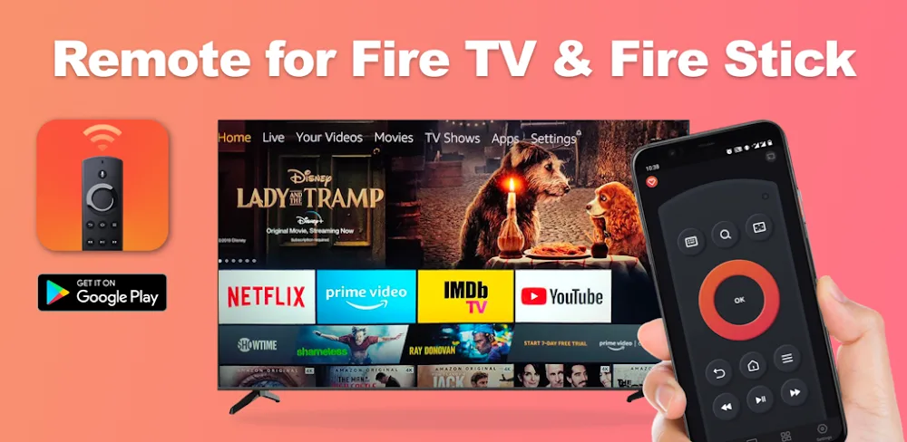 Remote for Fire TV & FireStick MOD APK Cover