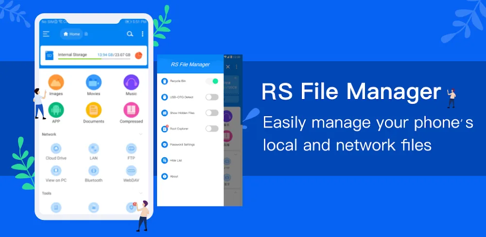 RS File Manager MOD APK Cover