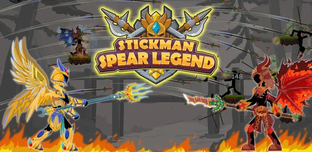 Stickman Spear Legend MOD APK Cover