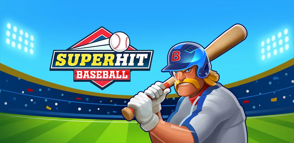 Super Hit Baseball MOD APK Cover