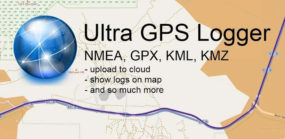 Ultra GPS Logger MOD APK Cover