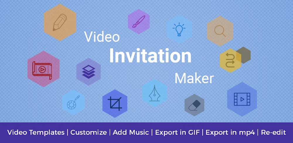 Video Invitation Maker MOD APK Cover